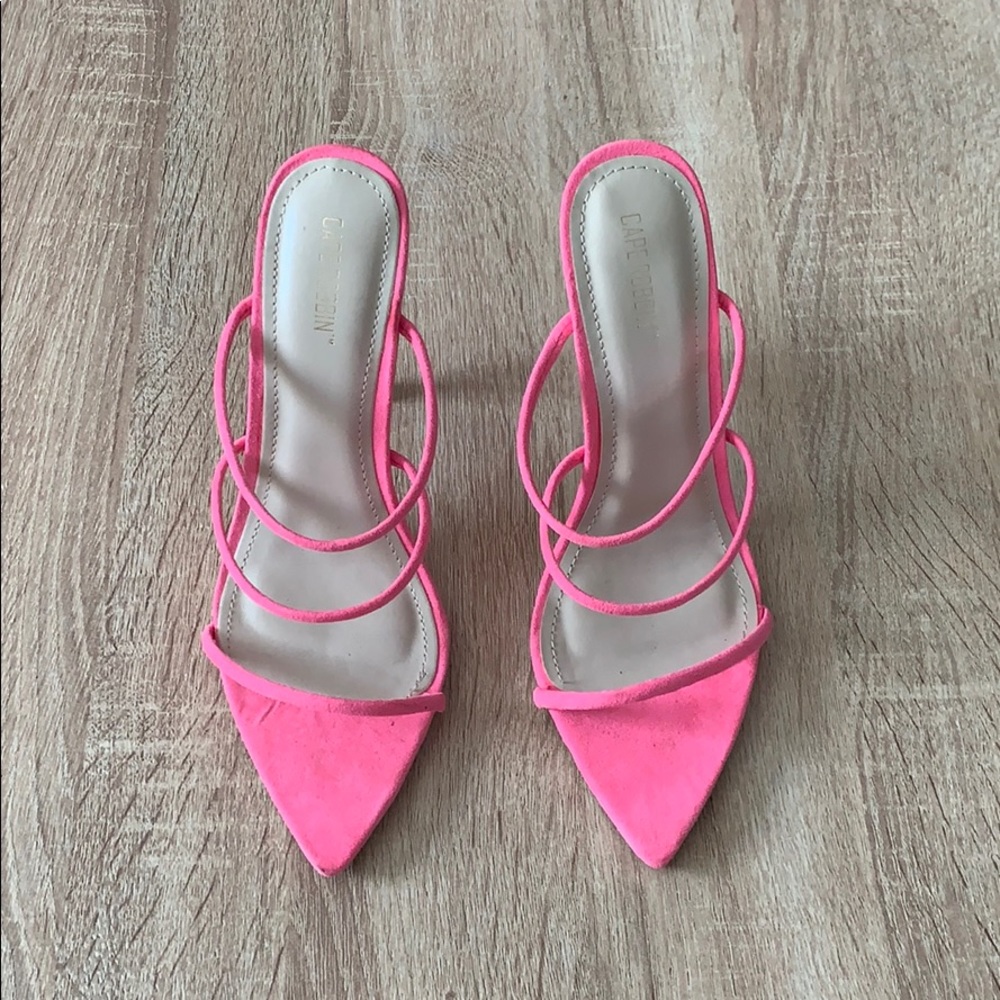 neon Pink Heels